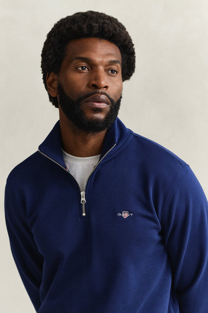 Gant Reg Shield Half Zip Sweatshirt