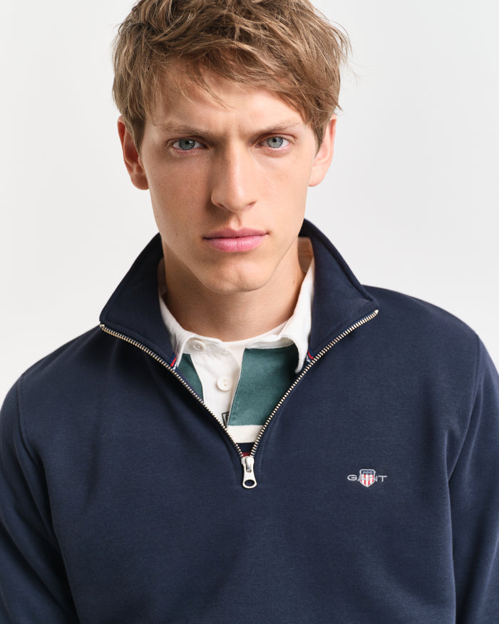 Gant Reg Shield Half Zip Sweatshirt