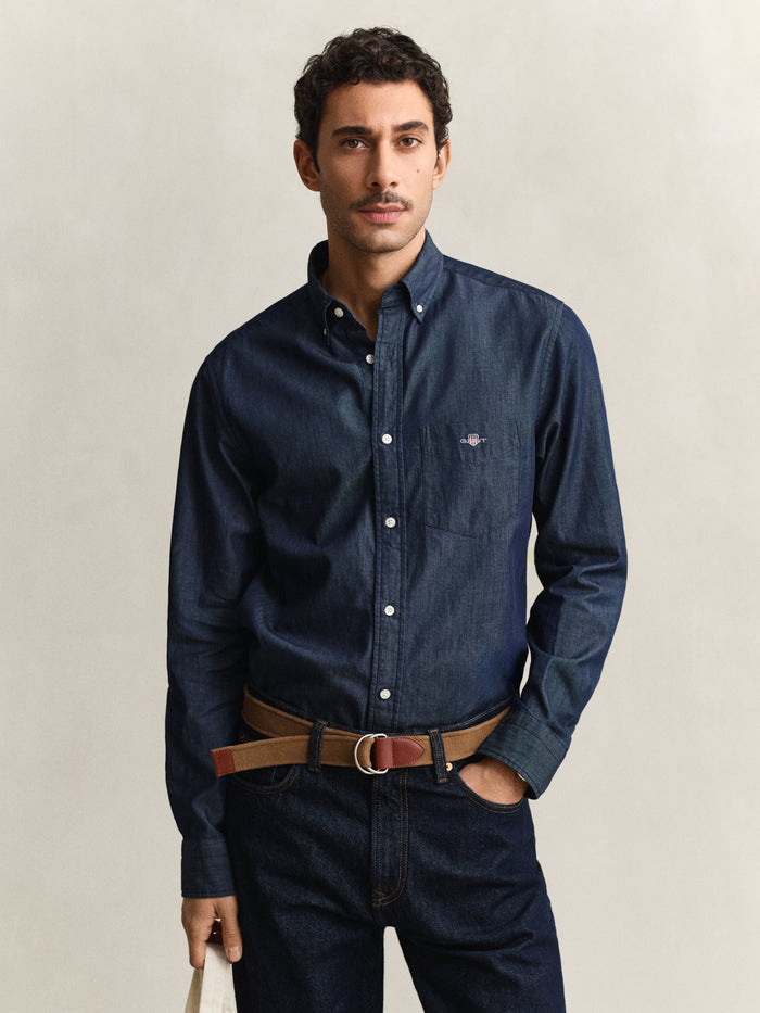 Gant Regular Fit Indigo Shirt