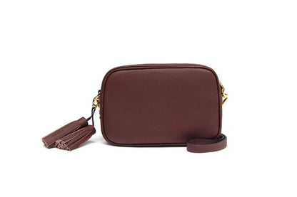 Genuine Leather Crossbody with Classic Camera-bag Silhouette JP228