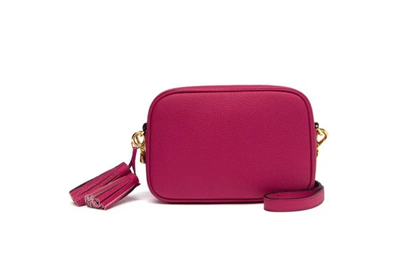 Genuine Leather Crossbody with Classic Camera-bag Silhouette JP228