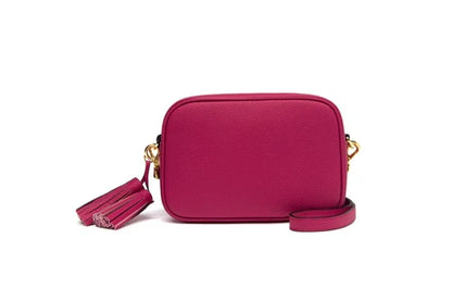 Genuine Leather Crossbody with Classic Camera-bag Silhouette JP228