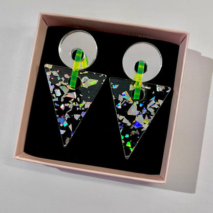 Geometry Baby - silvery/yellow/Holo Flakes