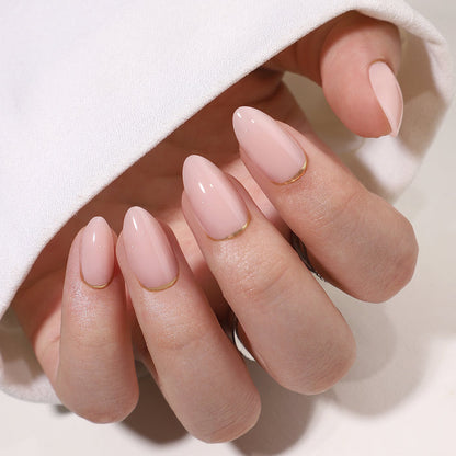 Gilded Nude | Short Almond | SALON PRESS™