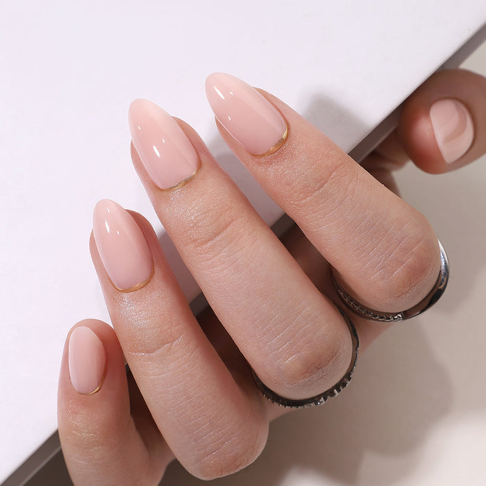 Gilded Nude | Short Almond | SALON PRESS™