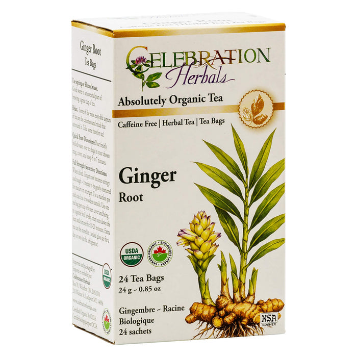 Box of Celebration Herbals Ginger Root Tea - 24 Bags