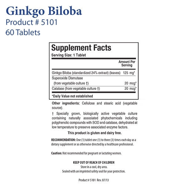 Ginkgo Biloba by Biotics Research