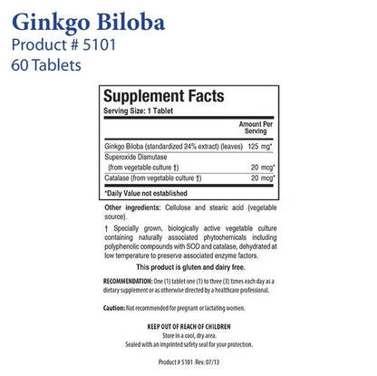 Ginkgo Biloba by Biotics Research