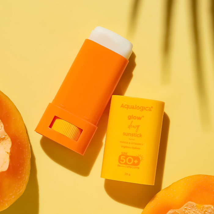 Aqualogica glow dewy sunscreen stick SPF 50 20g