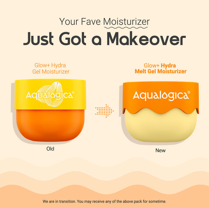 Glow+ Hydra Melt Gel Moisturizer with 2% Vit C-Hyaluron Complex & Papaya - 200 g