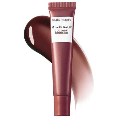 Glow Recipe Glass Balm Lip Treatment in various shades providing shine and hydration for smooth, glossy lips.
