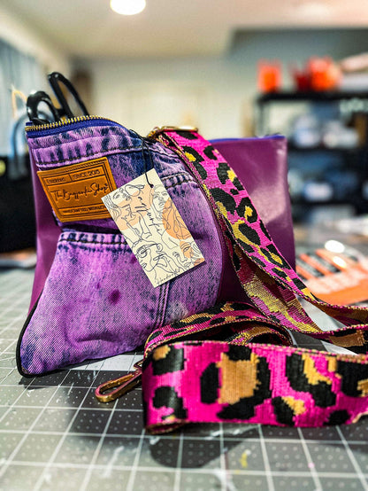 GrapeVine  Denim Clutch image 0