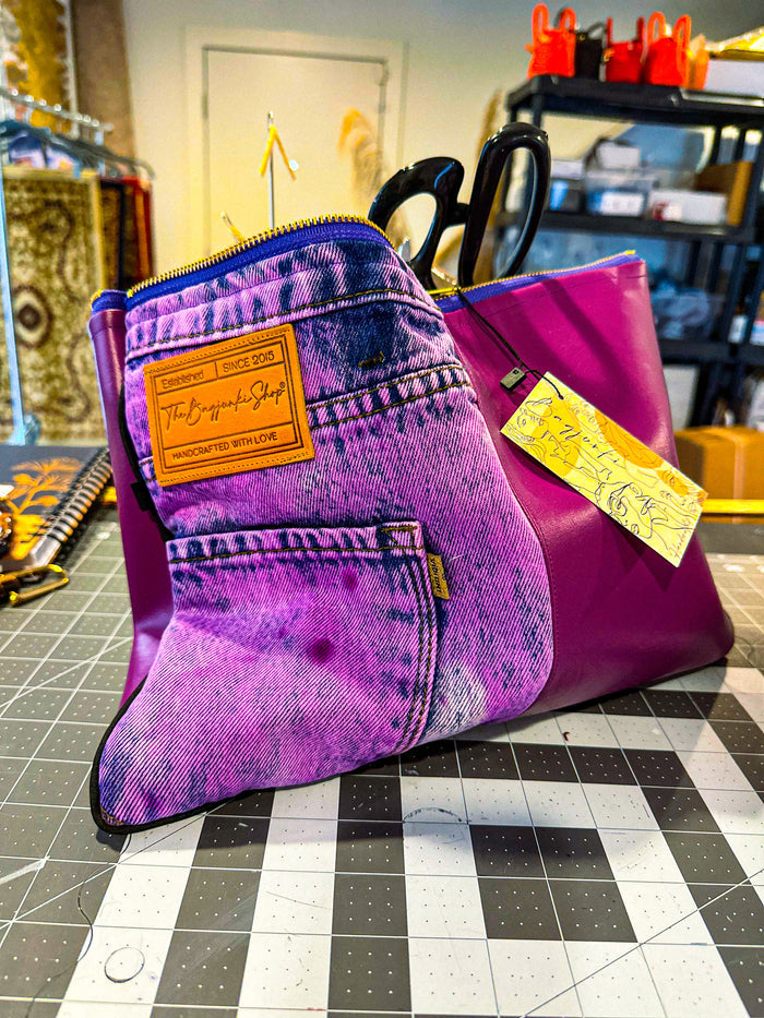 GrapeVine  Denim Clutch image 1