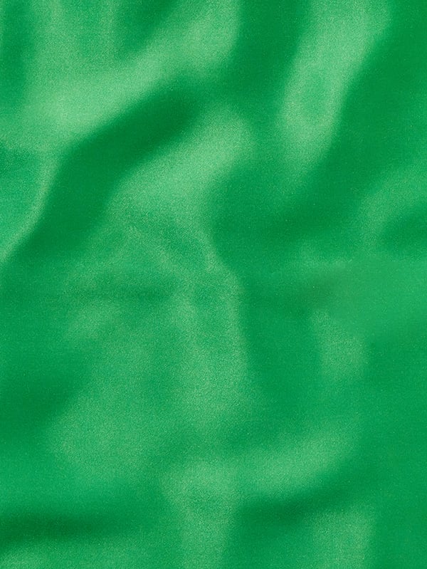 Green/Lime Solid Silk Pocket Square