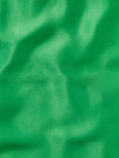 Green/Lime Solid Silk Pocket Square