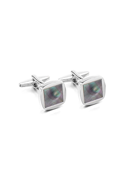 Grey Mother-Of-Pearl Cufflinks