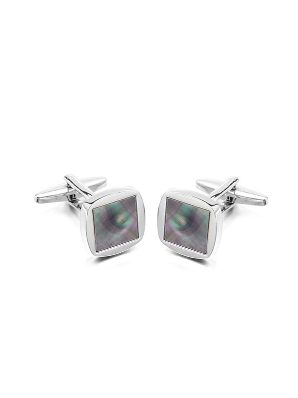 Grey Mother-Of-Pearl Cufflinks