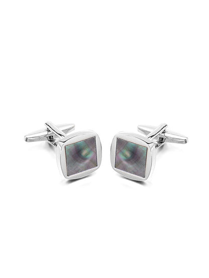 Grey Mother-Of-Pearl Cufflinks