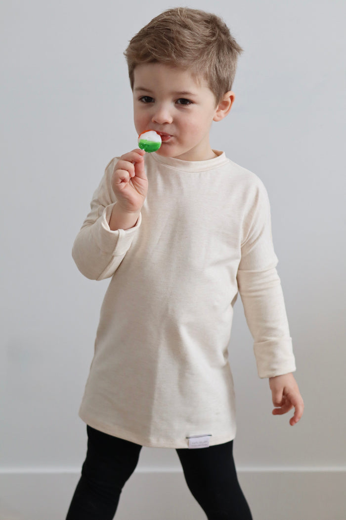 Grow With Me Shirt | Heather Cream Kid's Stuff [Trucs d'enfants]