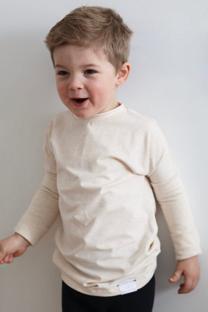 Grow With Me Shirt | Heather Cream Kid's Stuff [Trucs d'enfants]