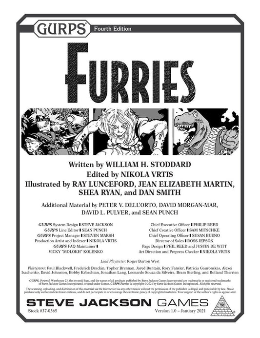 GURPS Furries