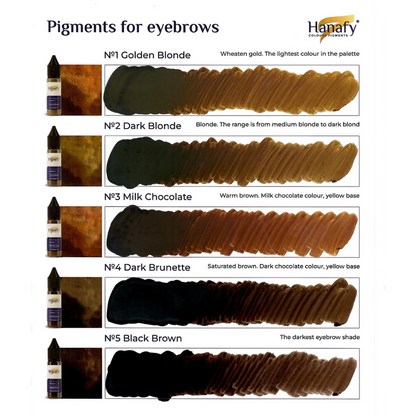 Hanafy - Brow Pigment - N3 Milk Chocolate, 15ml