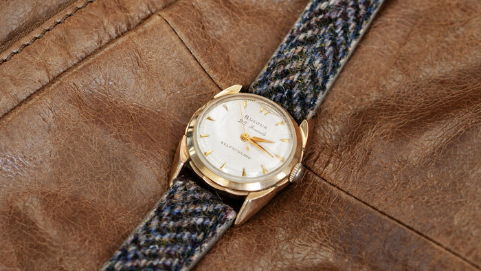 vario bulova 23 harris tweed watch strap