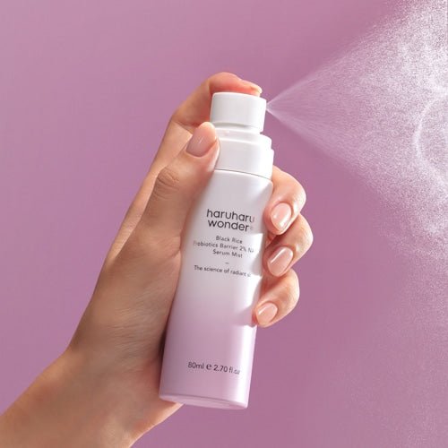 Haruharu Black Rice Probiotics Barrier NAD+ Serum Mist 80ml رذاذ سيروم هاروهارو ببروبيوتيك الأرز الأسود NAD+ الحاجز - Princess Cosmetics Qatar