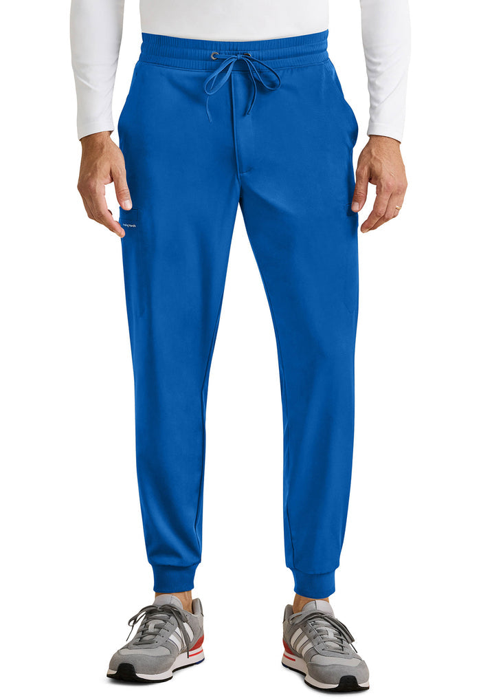 Healing Hands HH Works Mens Rafael Mid Rise Zip Fly Jogger Scrub Pants