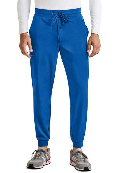 Healing Hands HH Works Mens Rafael Mid Rise Zip Fly Jogger Scrub Pants