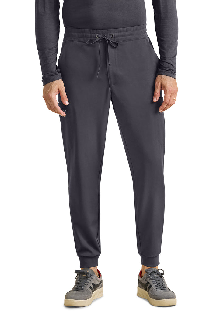 Healing Hands HH Works Mens Rafael Mid Rise Zip Fly Jogger Scrub Pants