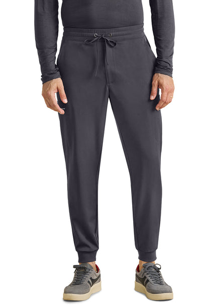 Healing Hands HH Works Mens Rafael Mid Rise Zip Fly Jogger Scrub Pants