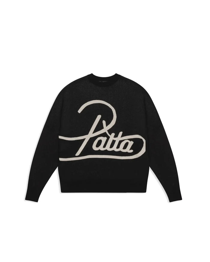 Hearted Jumper Black