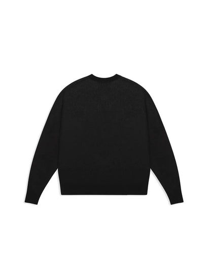 Hearted Jumper Black