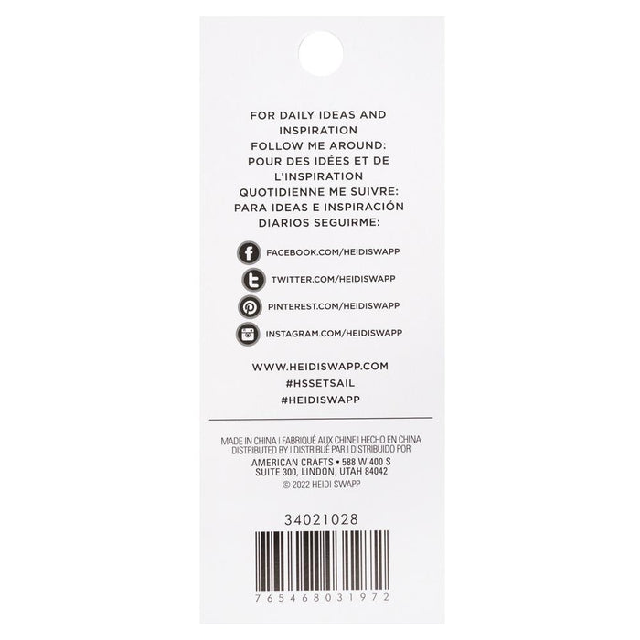 Heidi Swapp - Acrylic Dot Stickers - 36/Pkg - Set Sail. Available at Embellish Away located in Bowmanville Ontario Canada.