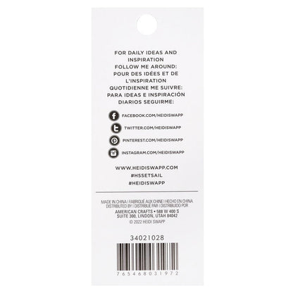 Heidi Swapp - Acrylic Dot Stickers - 36/Pkg - Set Sail. Available at Embellish Away located in Bowmanville Ontario Canada.