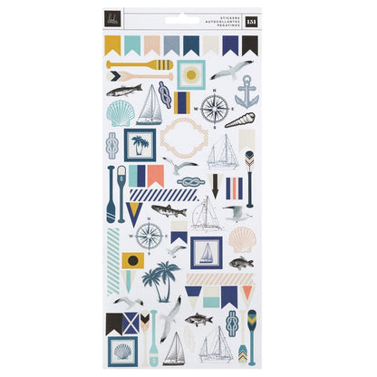 Heidi Swapp - Cardstock Stickers - 151/Pkg - Set Sail. Available at Embellish Away located in Bowmanville Ontario Canada.