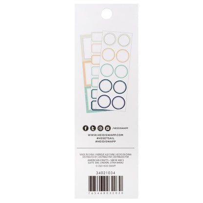 Heidi Swapp - Label Stickers - 60/Pkg - Set Sail. Available at Embellish Away located in Bowmanville Ontario Canada.