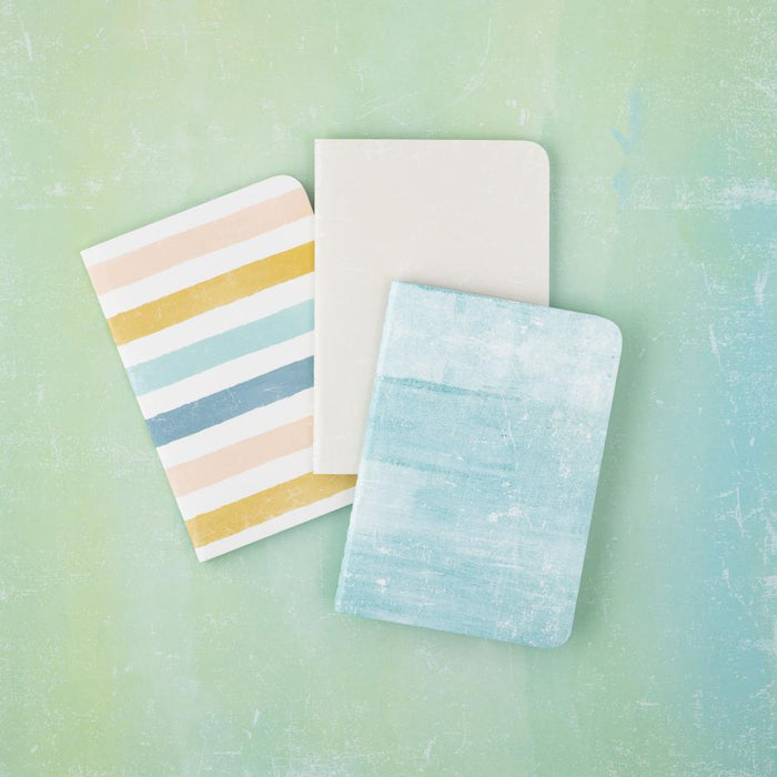 Heidi Swapp - Mini Blank Notebooks - 3/Pkg - Set Sail. Available at Embellish Away located in Bowmanville Ontario Canada.