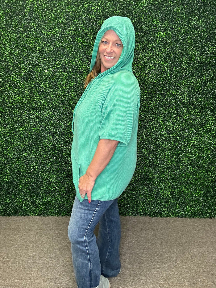 Heimish Green Hoodie