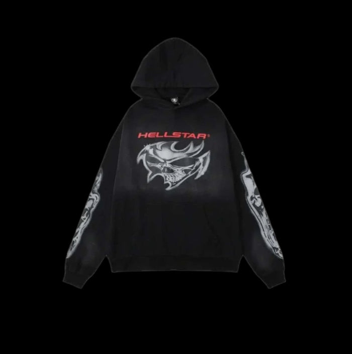 Hellstar Hoodie Black & Red