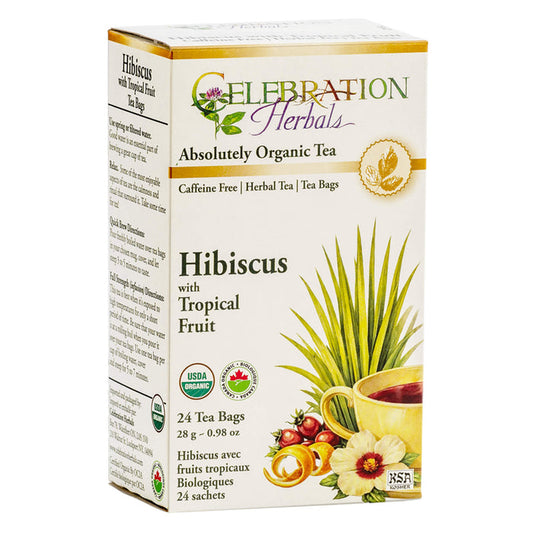 Box of Celebration Herbals Hibiscus with Tropical Fruit Tea - 24 Bags
