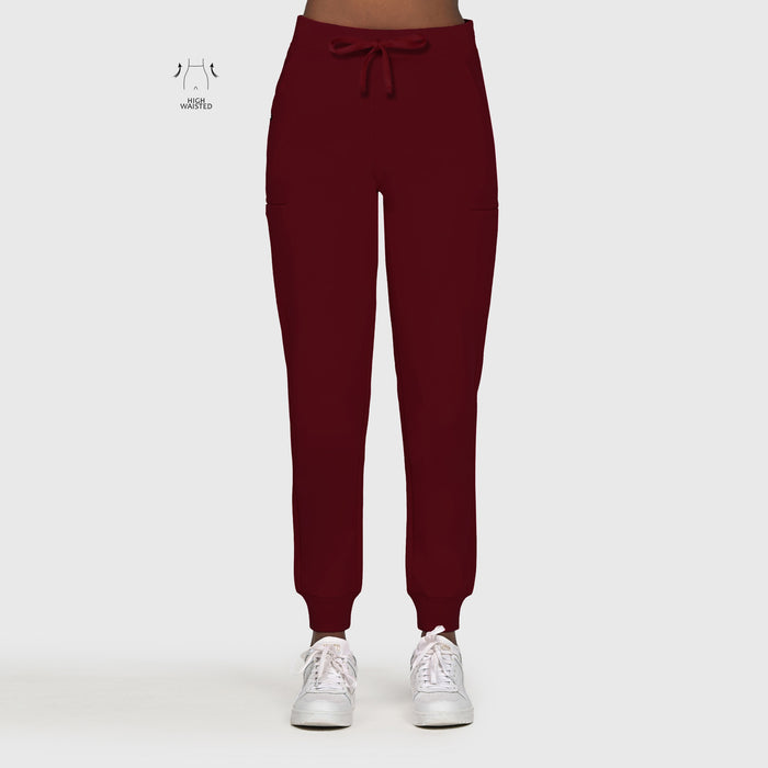 High Waisted Flex Nine-Pocket Jogger Scrub Pant