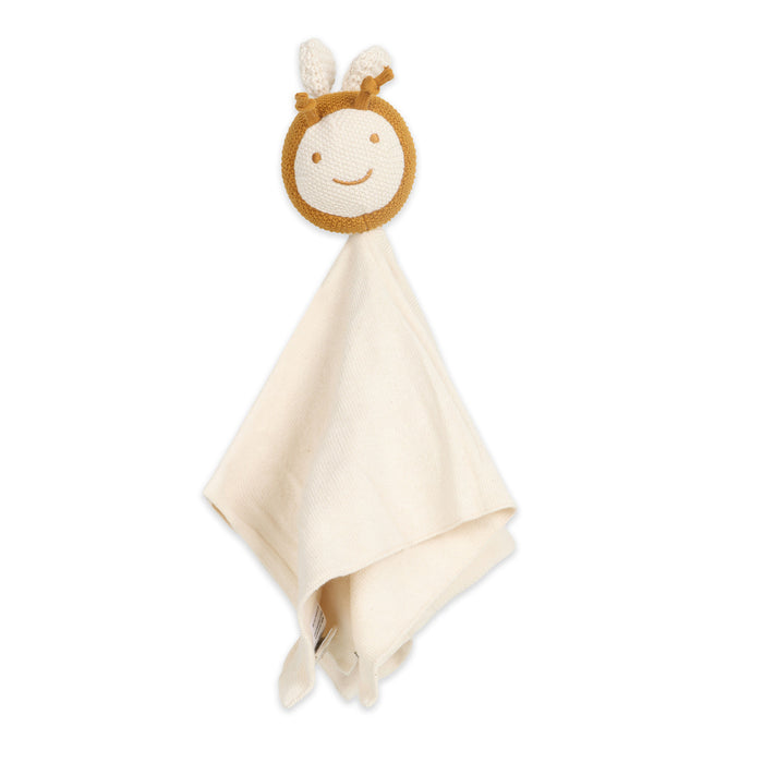 Honey Bee - Organic Baby Lovey Security Blanket Cuddle Cloth