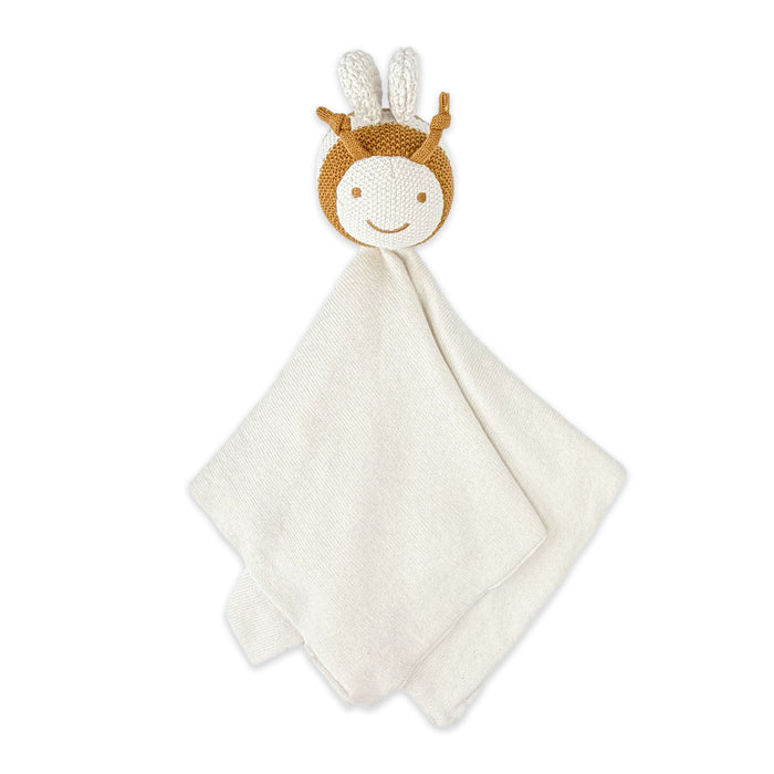 Honey Bee - Organic Baby Lovey Security Blanket Cuddle Cloth