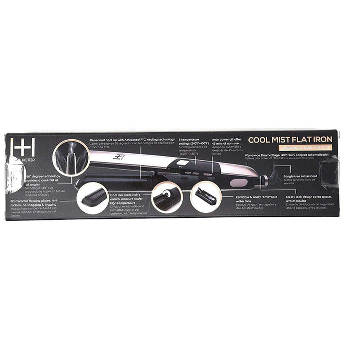 Hot & Hotter Cool Mist Flat Iron 1in, Rose Gold