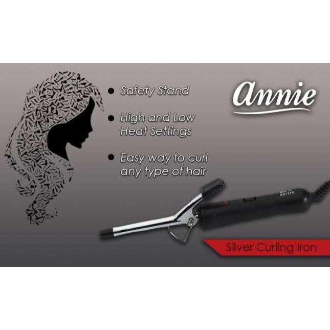 Hot & Hotter Electric Curling Iron 3/8 Inch, 1 Count, Silver
