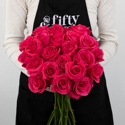 Hot Shot Rose Novelty Rose Apron - Image