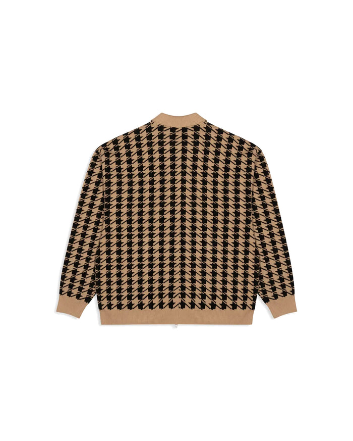 Houndstooth Cardigan Irish Cream