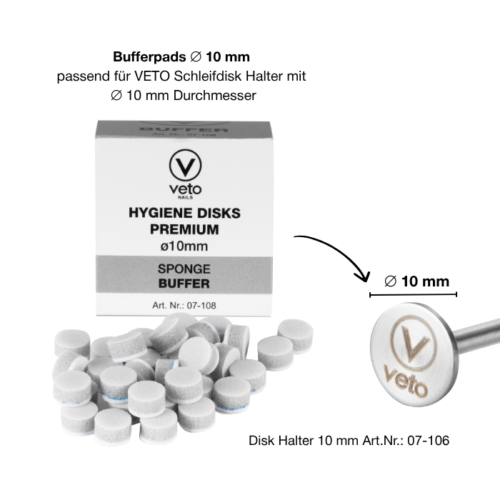 HYGIENE BUFFER DISK PREMIUM ø10mm
